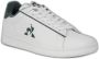 Le Coq Sportif Groene Leren Sportieve Sneakers met Rubberen Zool White Heren - Thumbnail 6