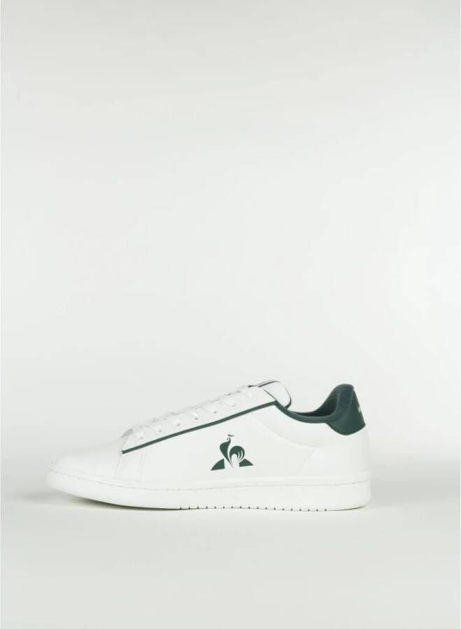 Le Coq Sportif Groene Leren Sportieve Sneakers met Rubberen Zool White Heren - Foto 9