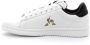 Le Coq Sportif Premium Court Clean Schoenen Zwart Wit White Heren - Thumbnail 7