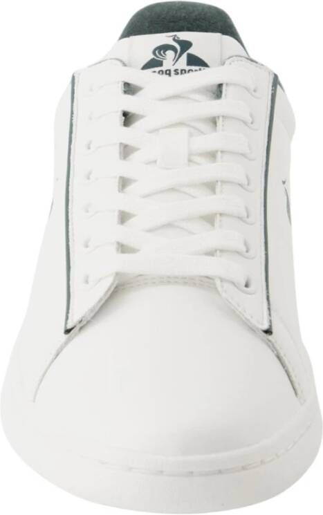 Le Coq Sportif Witte casual leren sneakers oor heren White Heren