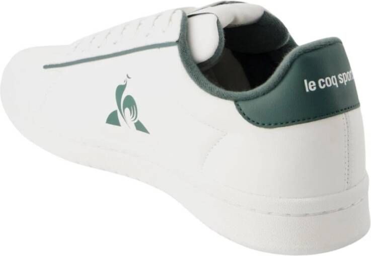 Le Coq Sportif Witte casual leren sneakers oor heren White Heren