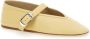 Le Monde Beryl Beige Leren Ballerina met Gespband Beige Dames - Thumbnail 2
