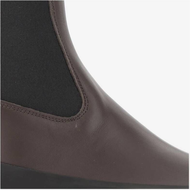 Le Monde Beryl Chunky Sole Kalfsleren Enkellaarzen