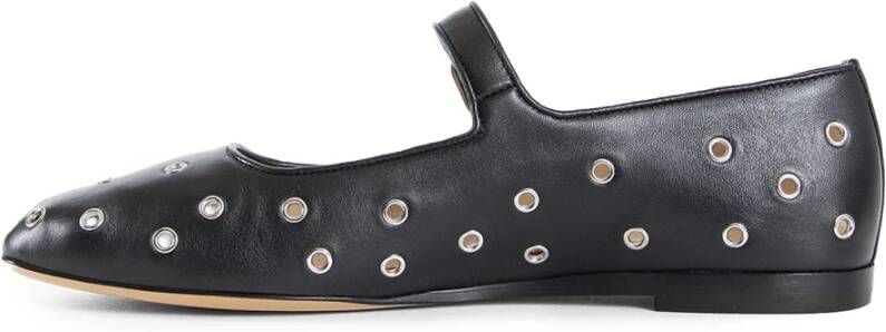 Le Monde Beryl Studded Leren Mary Jane Schoenen