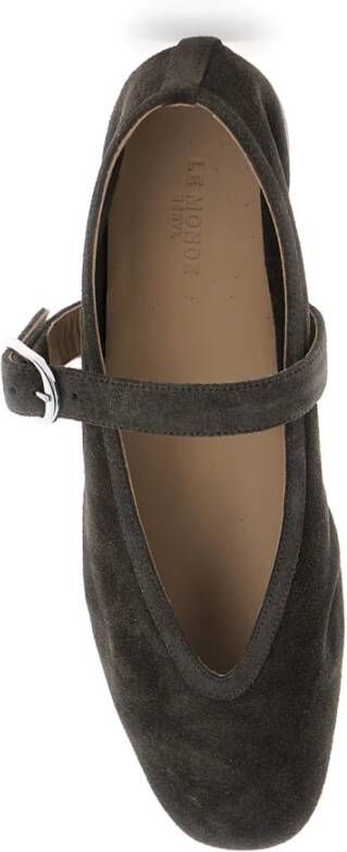 Le Monde Beryl Zwarte platte schoenen Stella Slipper