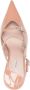 Le Silla Beige Slingback Stiletto Platte Schoenen - Thumbnail 2