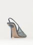 Le Silla Blauwe Versierde Hakken Sandalen - Thumbnail 2