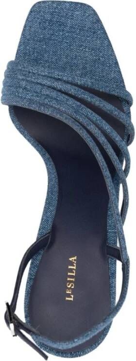 Le Silla Denim Scarlet vriendje sandalen Blauw Dames