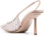 Le Silla Kristal Puntige Neus Slingback Sandalen Beige Dames - Thumbnail 3