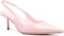 Le Silla Roze Lakleren Slingback Hakken Pink Dames - Thumbnail 2