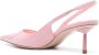 Le Silla Roze Lakleren Slingback Hakken Pink Dames - Thumbnail 3