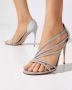 Le Silla Zilveren Stiletto Sandalen Scarlet - Thumbnail 2
