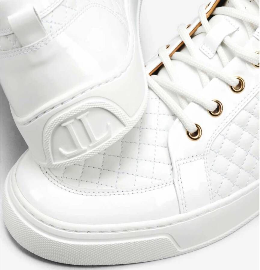 Leandro Lopes Ezio Witte Leren Sneakers White Heren