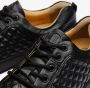 Leandro Lopes Ezio Zwarte Leren Sneakers Black Unisex - Thumbnail 6