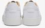 Leandro Lopes Handgemaakte Leren Lage Top Sneakers White Heren - Thumbnail 3