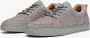 Leandro Lopes Suede Low Top Sneakers Gray Heren - Thumbnail 2