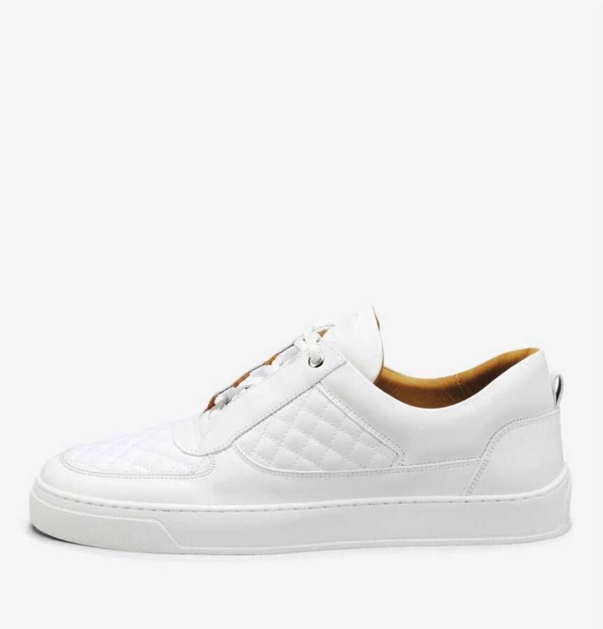Leandro Lopes Witte Low Top Faisca Sneakers White Heren