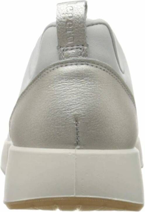 Legero Beige Damessneakers Platte zool