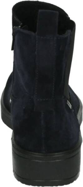 Legero Blauwe Suède Westernlaars