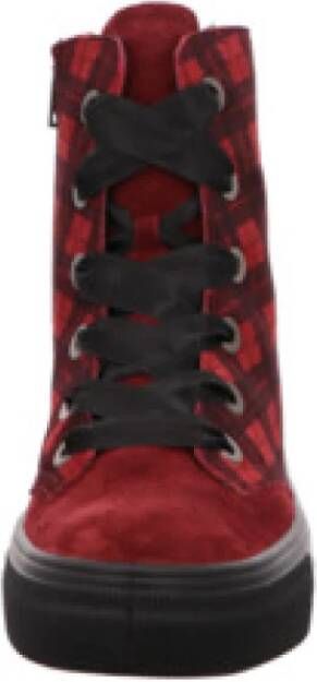 Legero Damesneakers in amaronerot