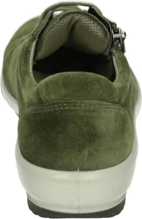 Legero Groene Suède Casual Sneakers