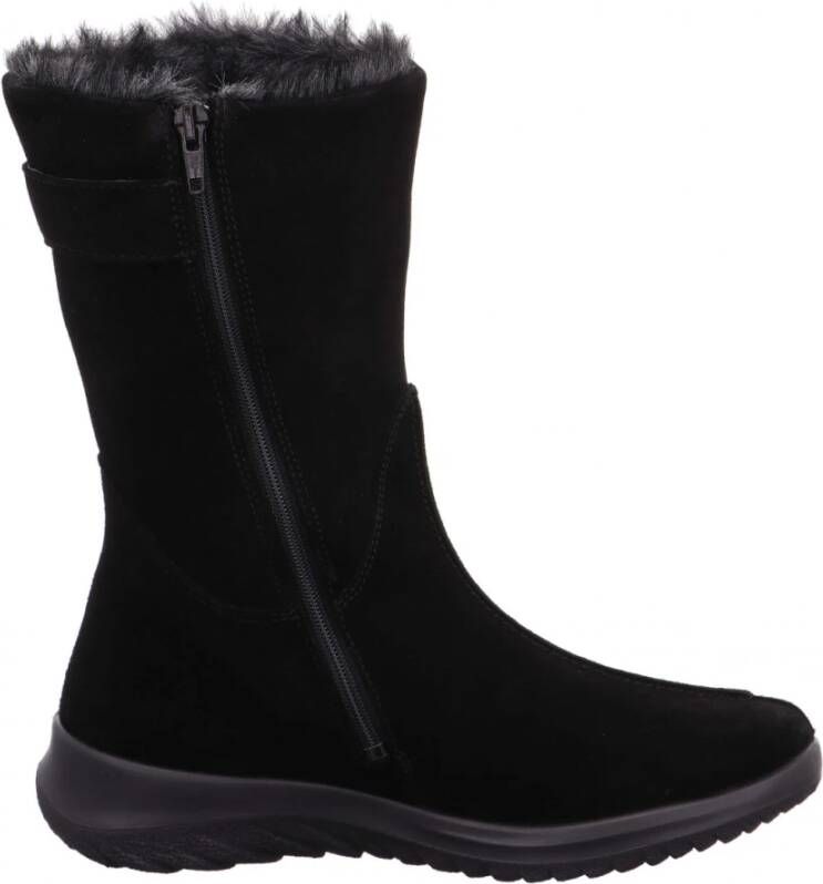 legero Softboot 4 Leren Enkellaars Black Dames