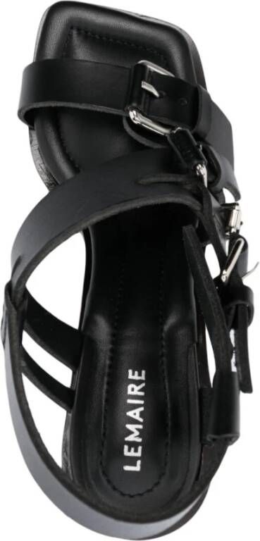 Lemaire High Heel Sandals Black Dames