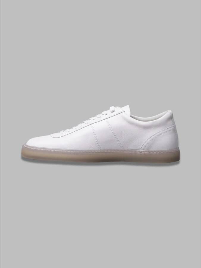 Lemaire Witte Linoleum Sneakers Vetersluiting