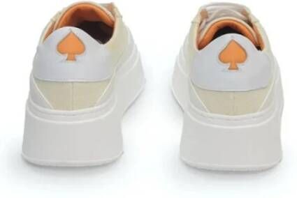 Lemaré Witte-jeans Damessneakers