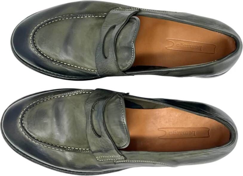 Lemargo Groene Nubuck Loafer Trend Thema Green Heren