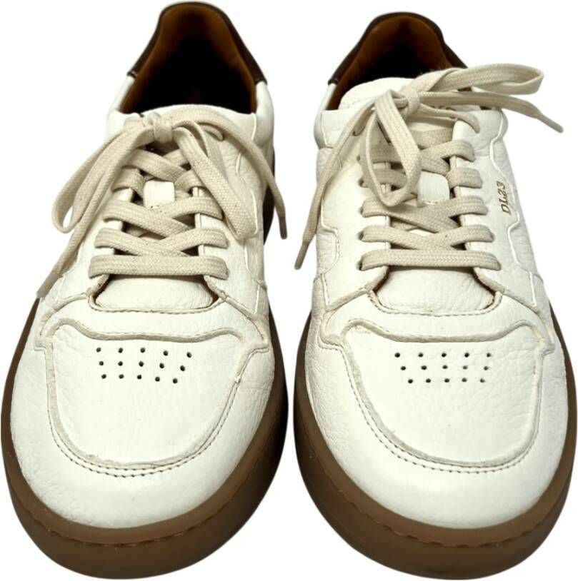 Lemargo Stijlvolle Hirschleder Sneaker Wit Chianti