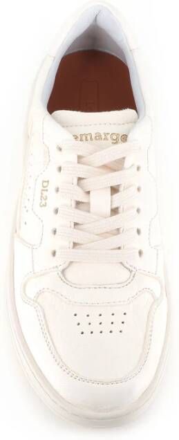 Lemargo Witte Leren Hoge Sneakers