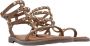 Les Tropeziennes Damessandalen par M.Belarbi Coralie Bruin Dames - Thumbnail 3