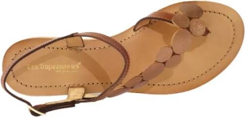 Les Tropeziennes Bruin Leren Sandalen Holly Model Brown Dames