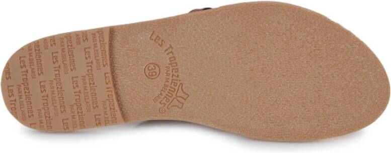Les Tropeziennes Flat Sandals Beige Dames