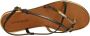 Les Tropeziennes Platte Sandalen met Bandjes Brown Dames - Thumbnail 10