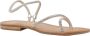 Les Tropeziennes Stijlvolle platte sandalen voor vrouwen Gray Dames - Thumbnail 6