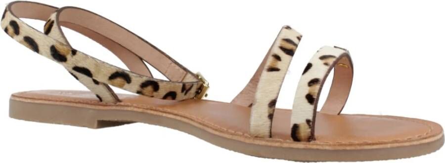 Les Tropeziennes Stijlvolle platte sandalen voor vrouwen Multicolor Dames