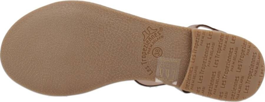 Les Tropeziennes Stijlvolle platte sandalen voor vrouwen Yellow Dames
