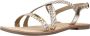 Les Tropeziennes Gevlochten Gesp Platte Sandalen Yellow Dames - Thumbnail 3