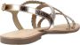 Les Tropeziennes Gevlochten Gesp Platte Sandalen Yellow Dames - Thumbnail 4