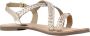 Les Tropeziennes Gevlochten Gesp Platte Sandalen Yellow Dames - Thumbnail 6