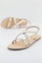 Les Tropeziennes Gevlochten Gesp Platte Sandalen Yellow Dames - Thumbnail 9