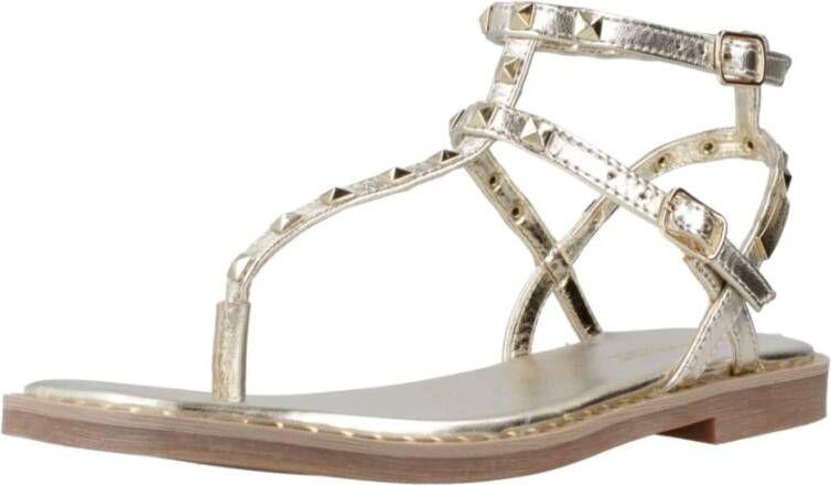 Les Tropeziennes Stijlvolle Platte Sandalen Yellow Dames
