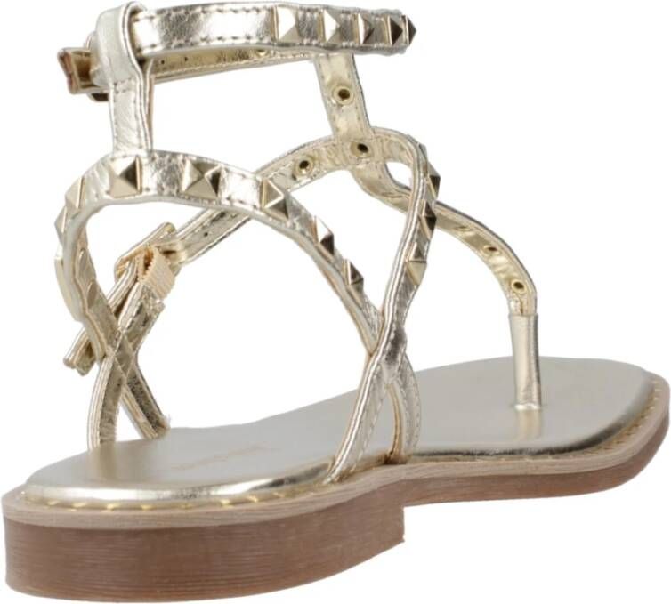 Les Tropeziennes Stijlvolle Platte Sandalen Yellow Dames