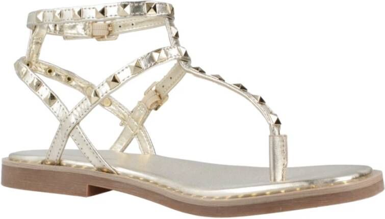 Les Tropeziennes Stijlvolle Platte Sandalen Yellow Dames