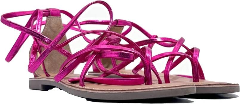 Les Tropeziennes Fuchsia Sandalen Djoya Model Ss24 Collectie Pink Dames