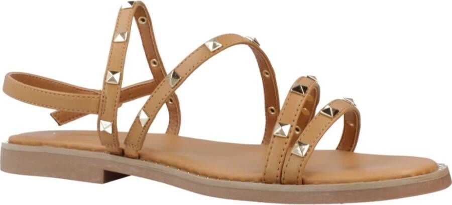 Les Tropeziennes Platte Sandalen Koraalstijl