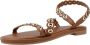 Les Tropeziennes Stijlvolle Platte Sandalen voor Vrouwen Brown Dames - Thumbnail 4