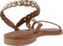 Les Tropeziennes Stijlvolle Platte Sandalen voor Vrouwen Brown Dames - Thumbnail 5